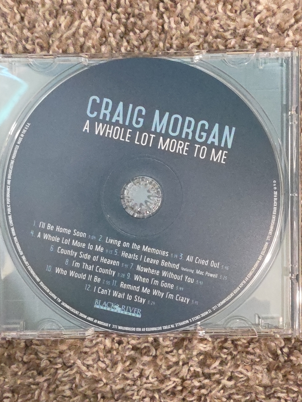 Autographed Insert - Craig Morgan - A Whole Lot More To Me CD
